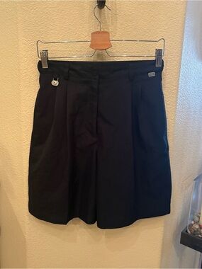 Liz Claiborne LizGolf Women Black High-Waisted Shorts Size 8